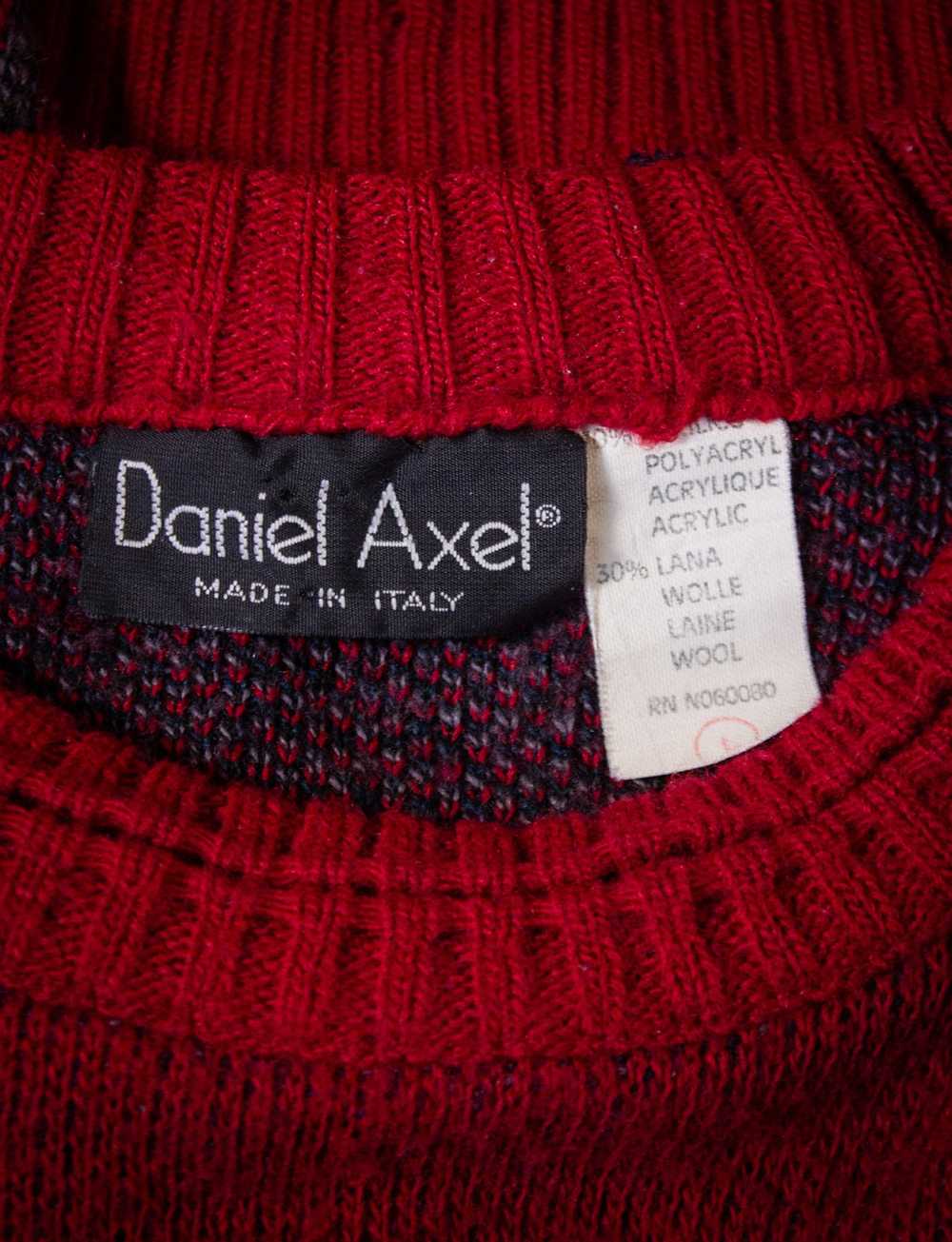 Vintage Vintage Daniel Axel Aztec Print Knit Swea… - image 2