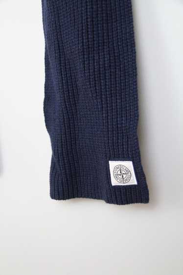 Stone Island Ribbed Knitted Scarf