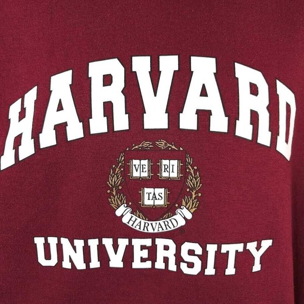 Streetwear Harvard University Crimson Sweatshirt … - image 2