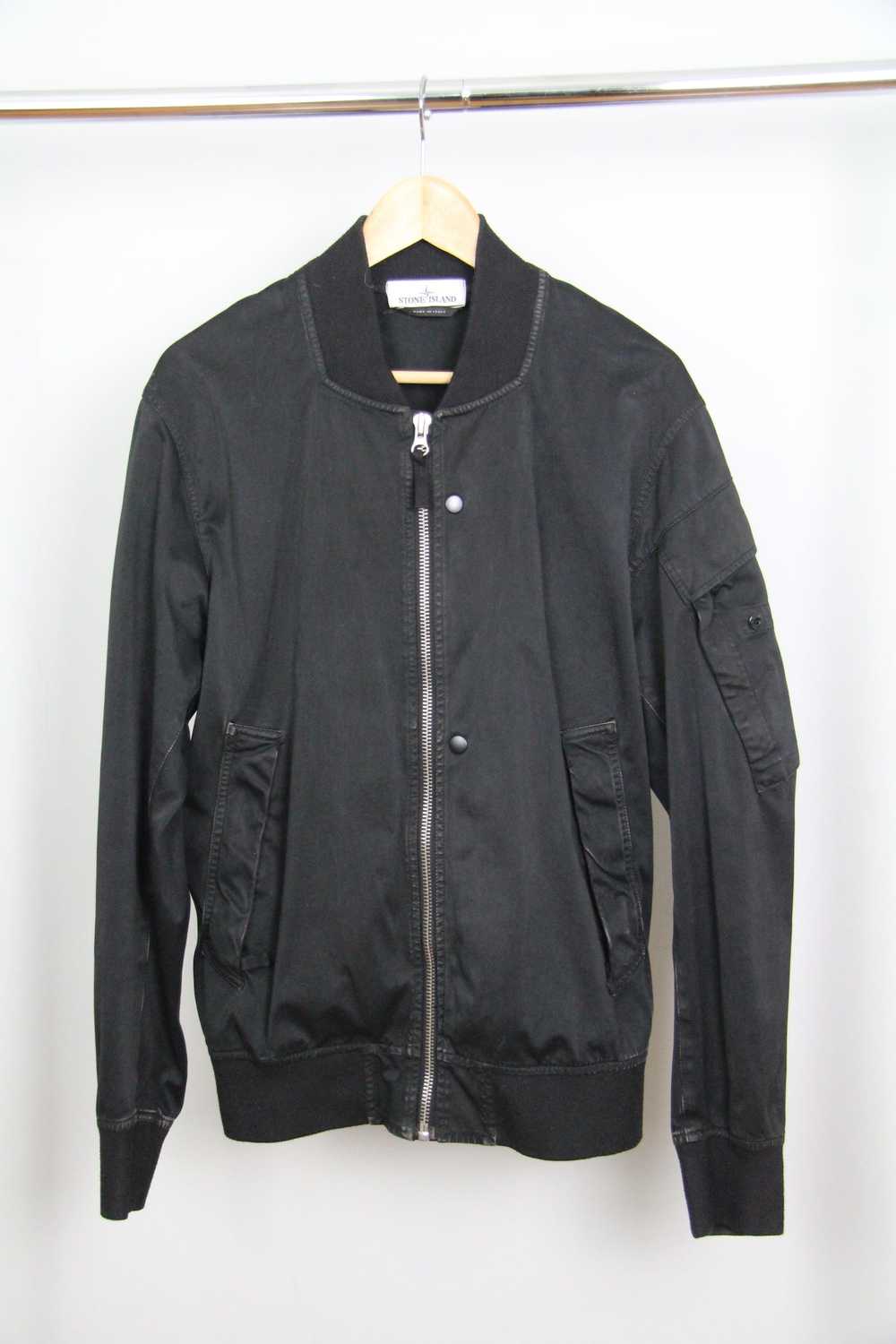 Stone Island David TC Black Bomber - image 1