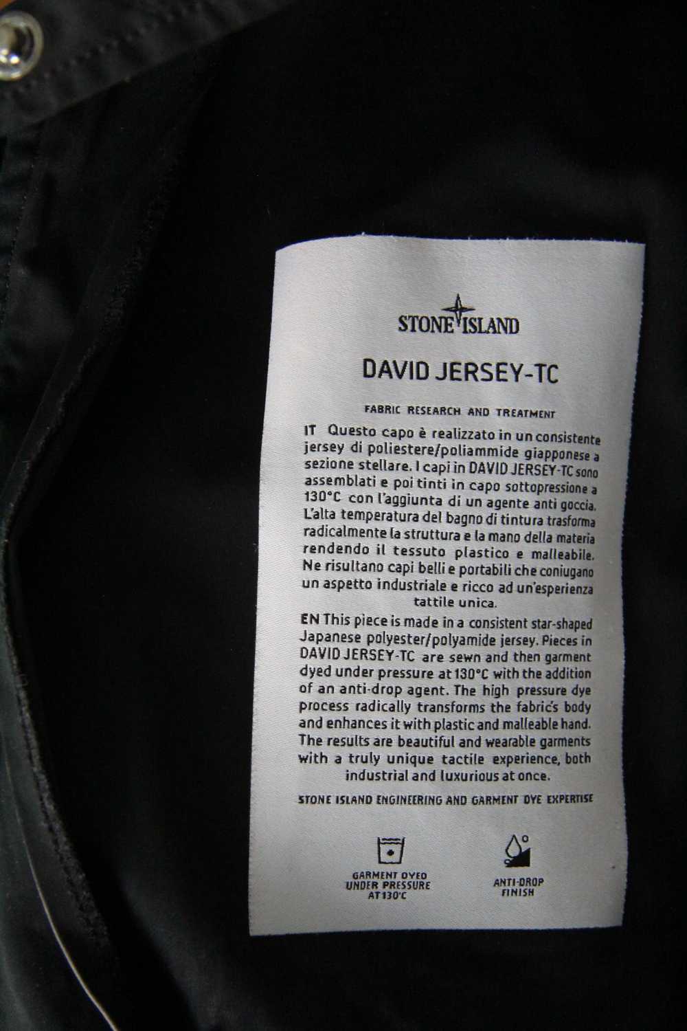 Stone Island David TC Black Bomber - image 3