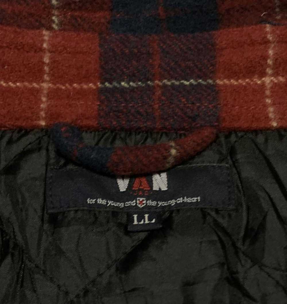 Cashmere & Wool × Flannel × Van Vintage 90s Wool … - image 5