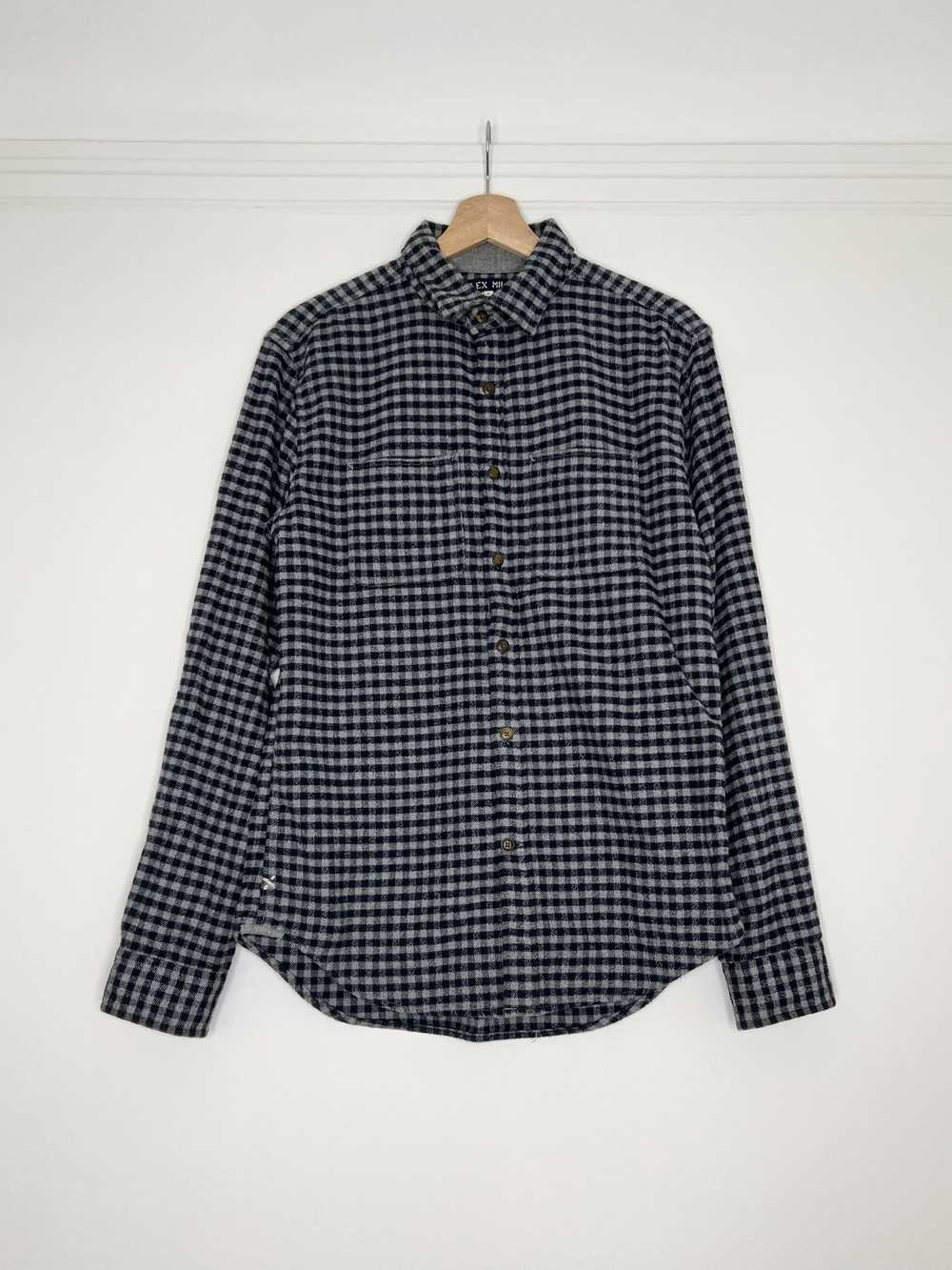 Alex Mill Alex Mill Navy/Gray Check Flannel Size S - image 1