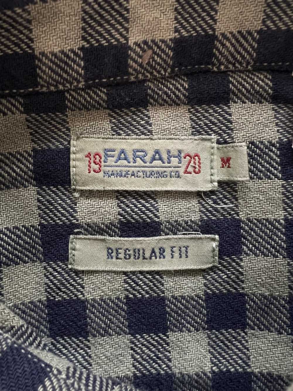 Farah Farah 1920 Check Flannel Size M - image 3