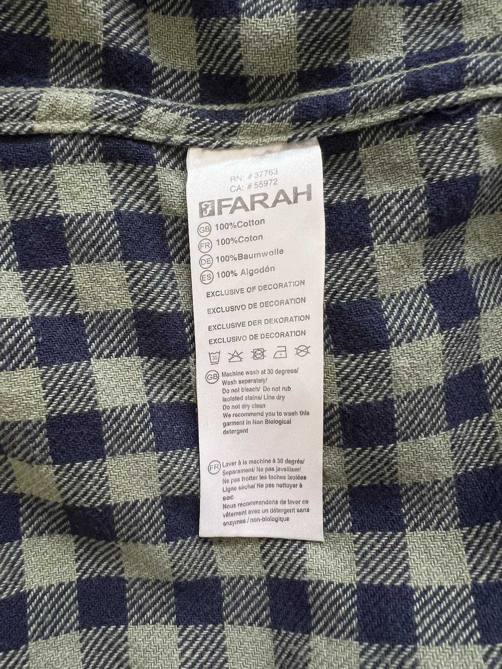 Farah Farah 1920 Check Flannel Size M - image 4