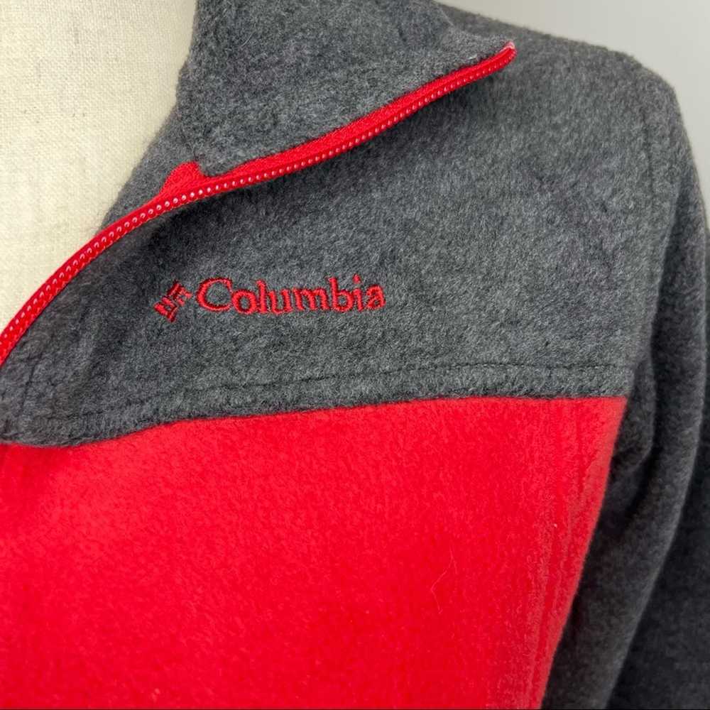Columbia Columbia Fleece Jacket Red & Grey Kids S… - image 2