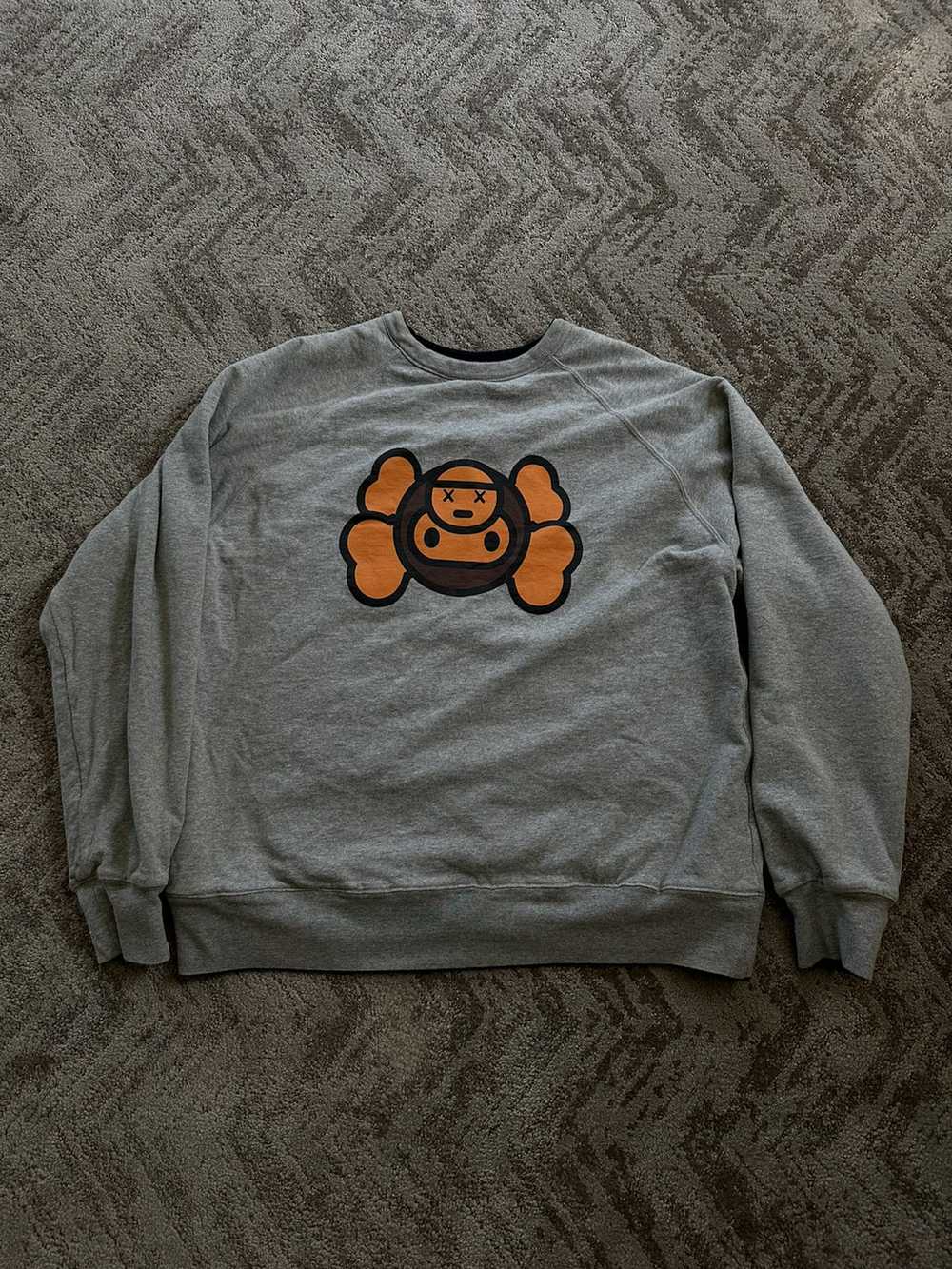 Bape Bape Kaws Crewneck Size Xl - Gem