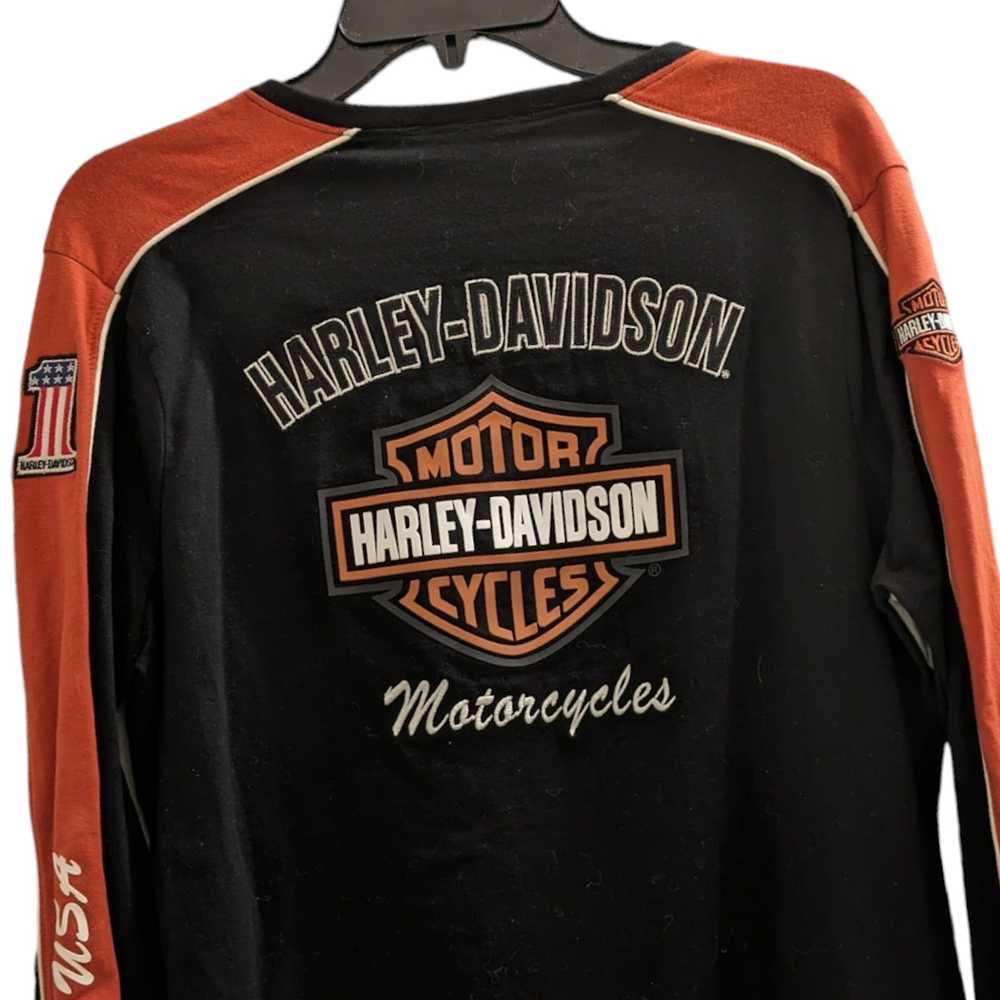 Harley Davidson × Vintage Harley Davidson V Neck … - image 5