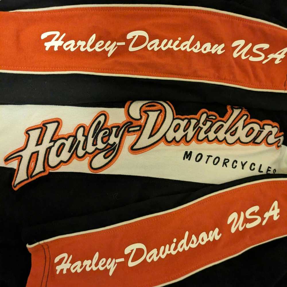 Harley Davidson × Vintage Harley Davidson V Neck … - image 7