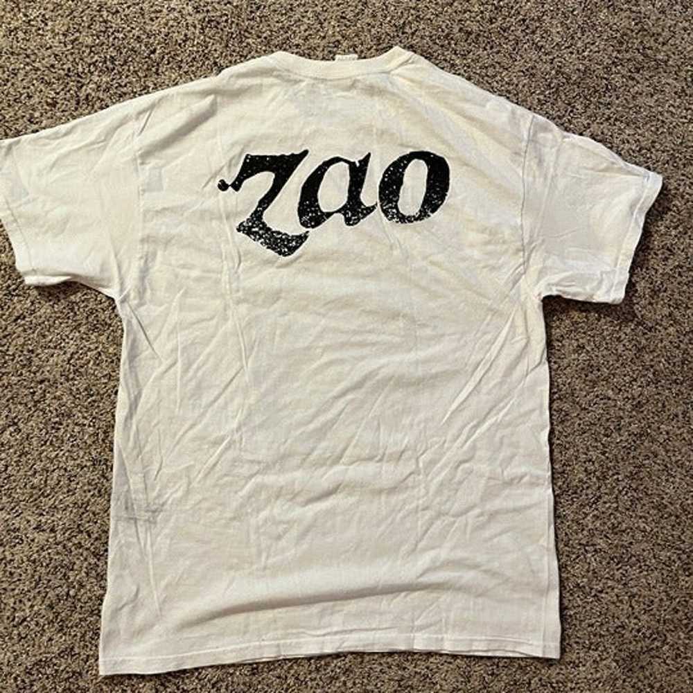 ZAO Band Large White Graphic T-Shirt Metalcore - image 7