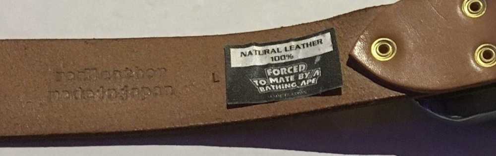 Bape Bape leather belt 30-38 - image 5
