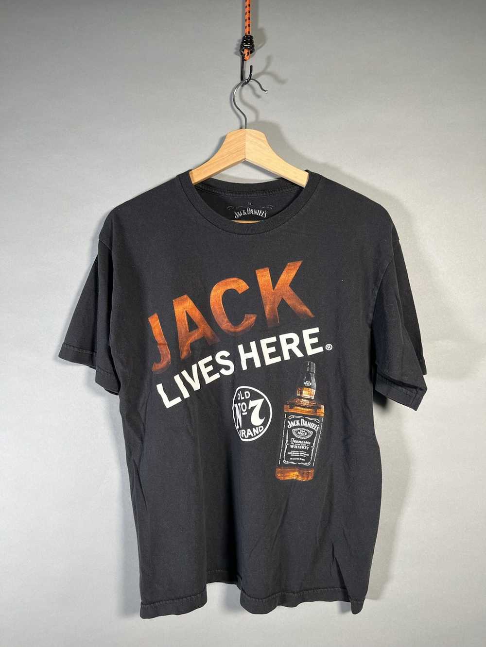 Jack Daniels Jack Lives Here Jack Daniels Tee - image 1