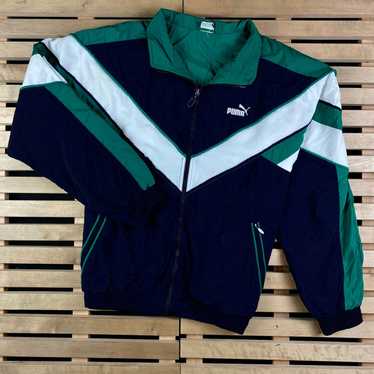 Puma × Streetwear × Vintage Mens Bomber Jacket Pu… - image 1