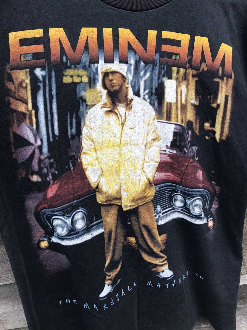 Eminem × Rap Tees × Vintage Vtg Bootleg Eminem Lo… - image 4
