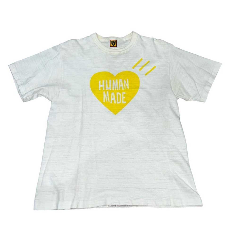 Human Made Yellow Heart Tee Large - image 1
