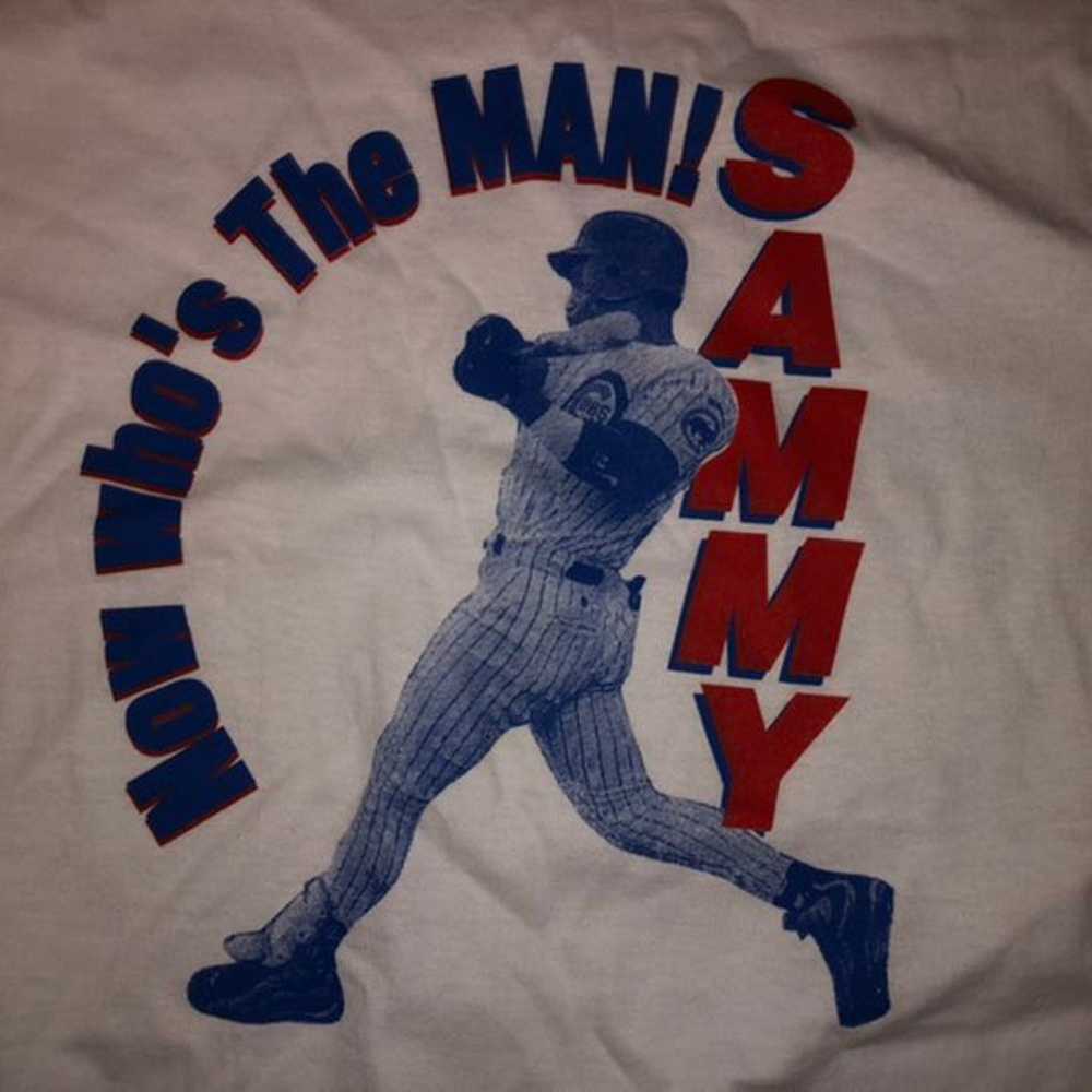 Sammy Sosa Now Who's The Man T-Shirt - image 2