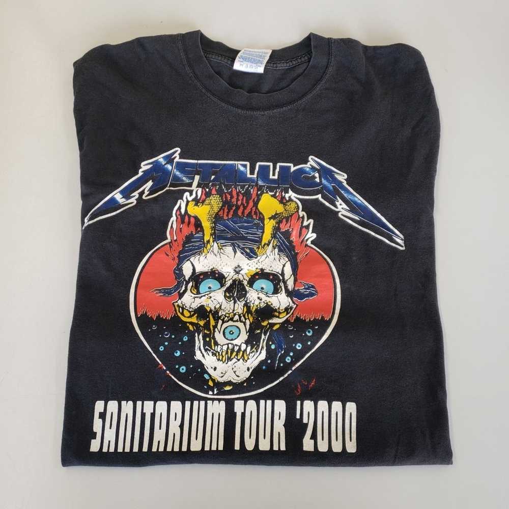 Metallica band vintage t shirt size L - image 1