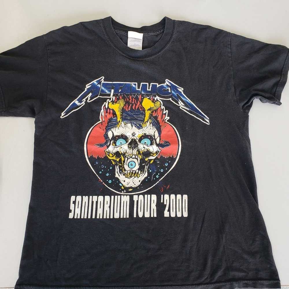 Metallica band vintage t shirt size L - image 5