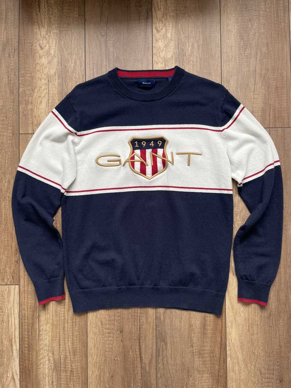 Gant × Streetwear × Vintage Gant sweatshirt vinta… - image 1