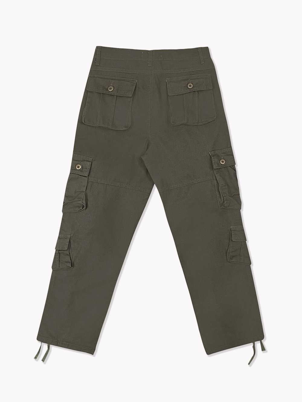 Streetwear × Vintage Vintage Cargo Pants Grey - image 2