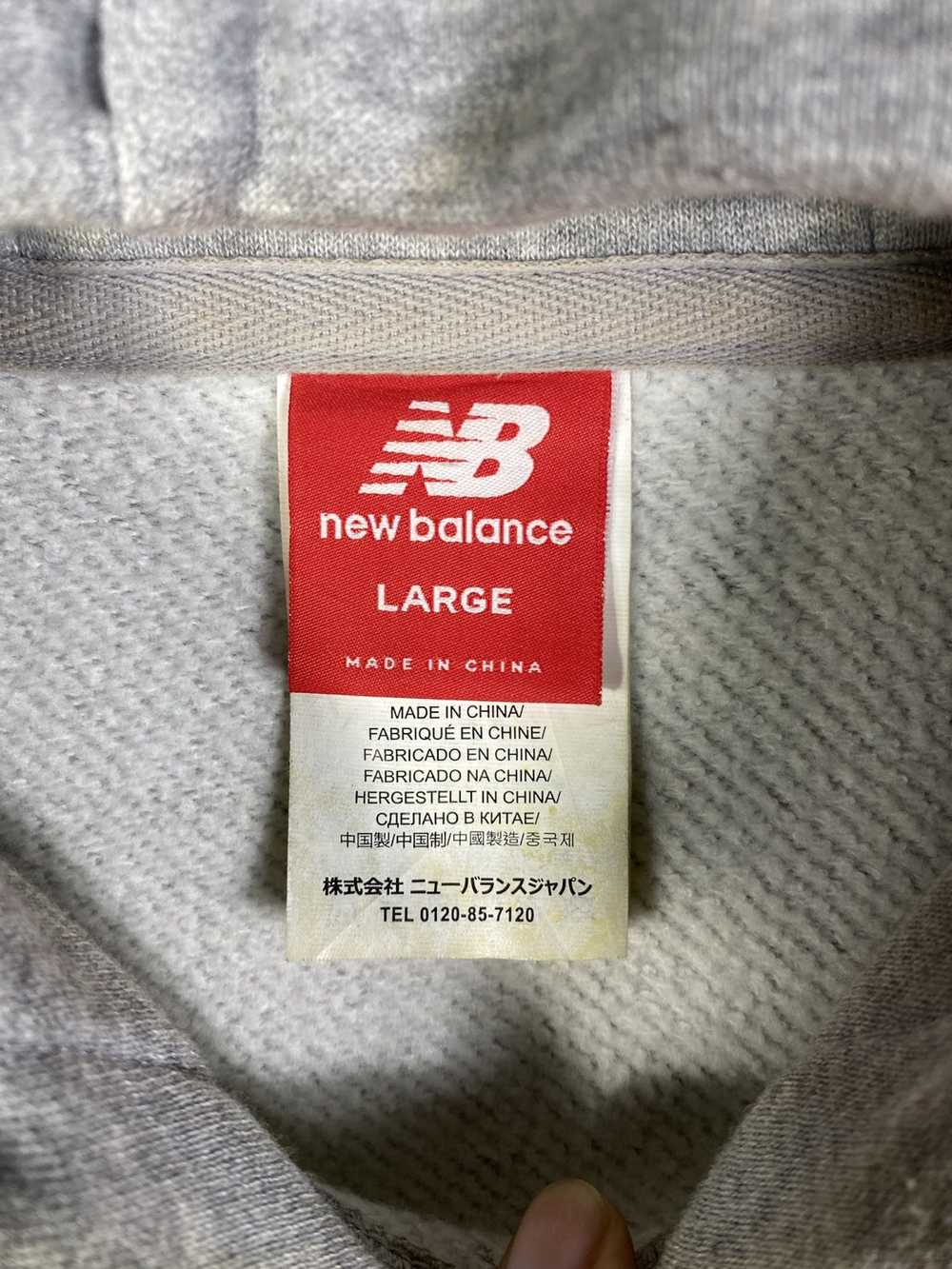 New Balance Vintage New Balance Hoodie Big Logo - image 4