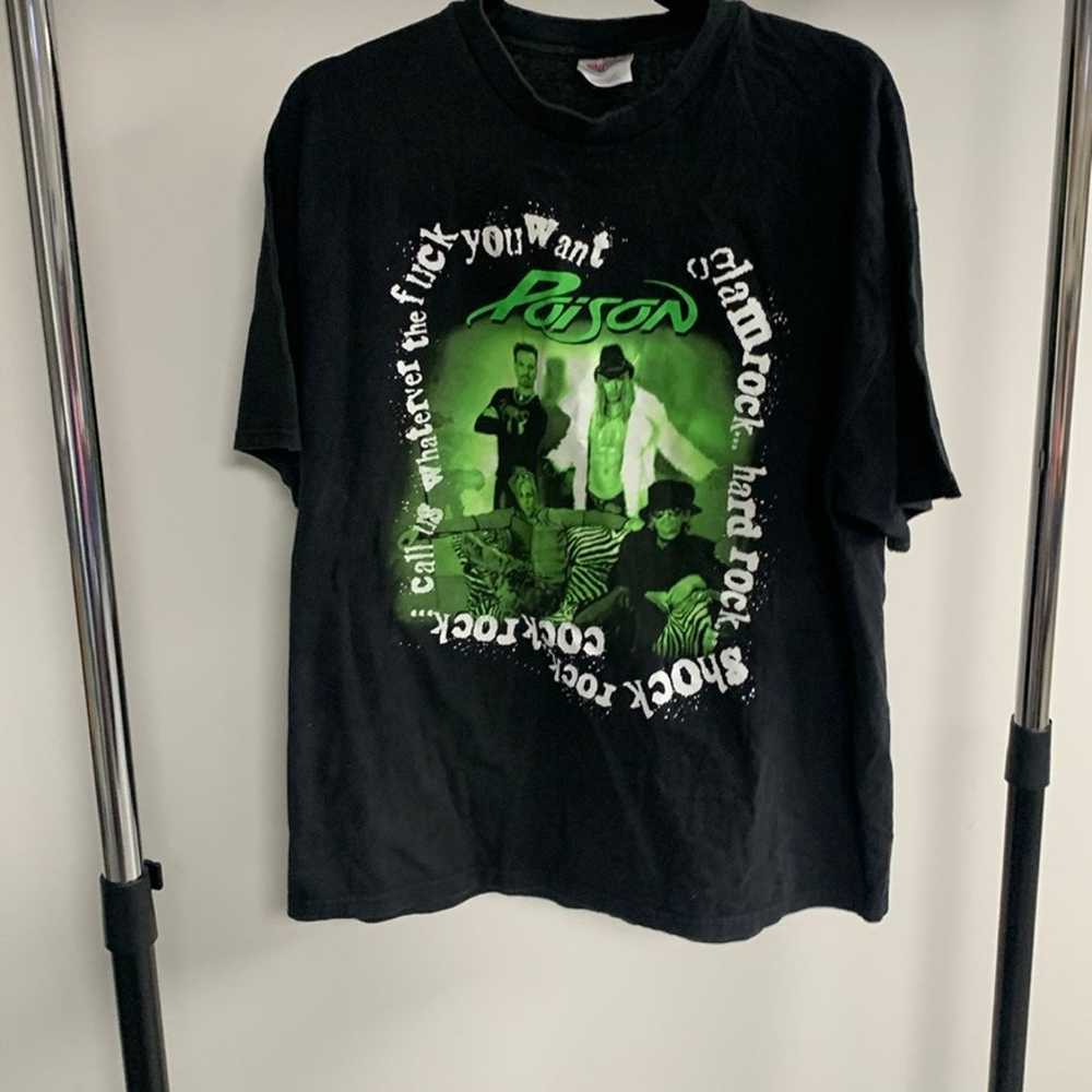 Vintage 2001 Poison Concert T-Shirt Size XL. In g… - image 1