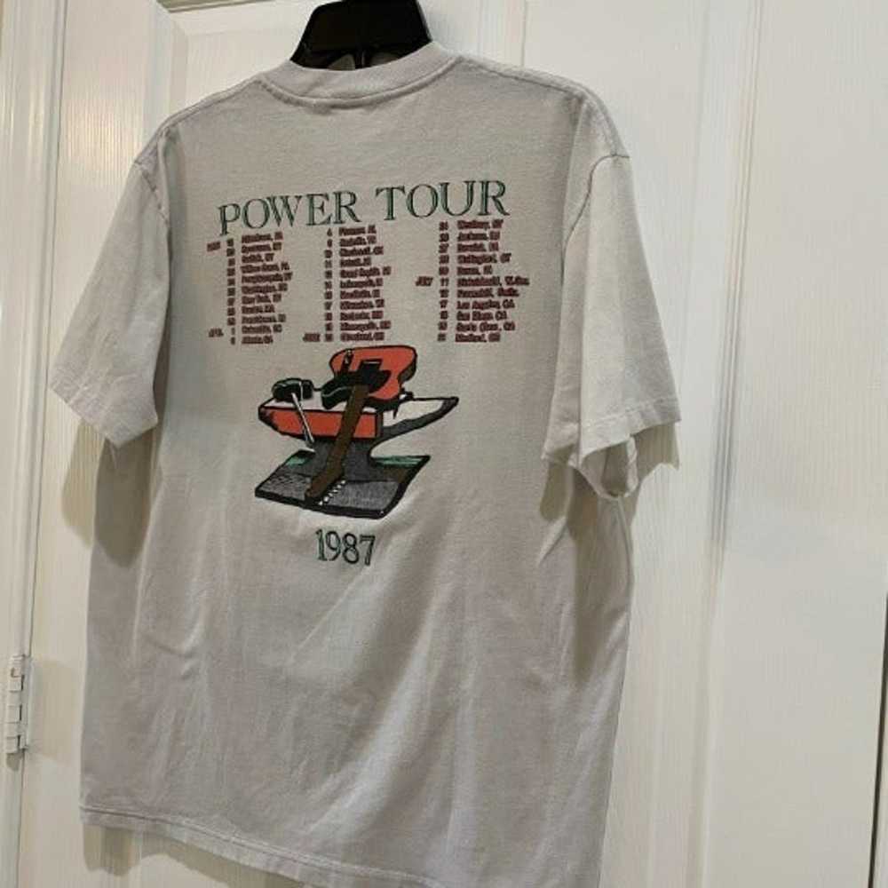 Kansas "Power Tour" Vintage Concert T-Shirt From … - image 3