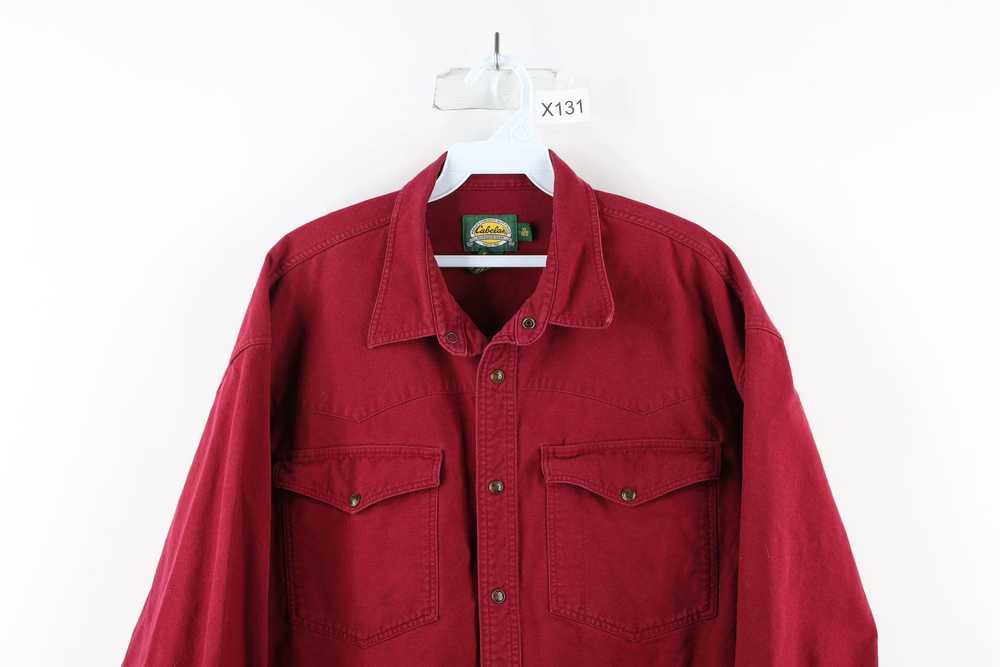 Cabelas × Vintage Vintage Cabelas Heavyweight Clo… - image 2