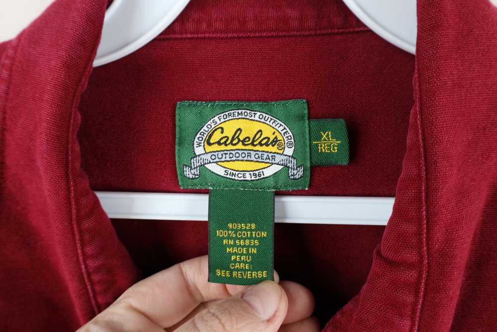 Cabelas × Vintage Vintage Cabelas Heavyweight Clo… - image 7