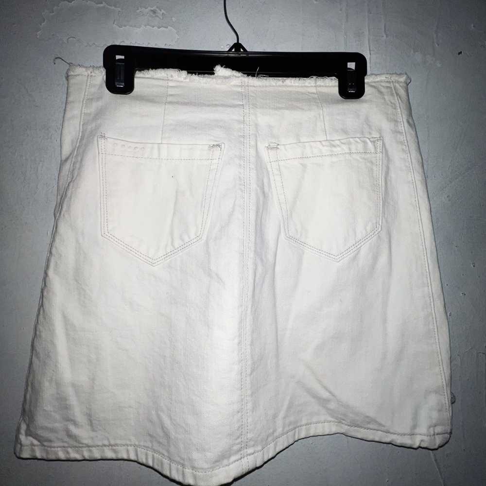 Blank Nyc Blanknyc Mini Skirt White Denim Coachel… - image 4