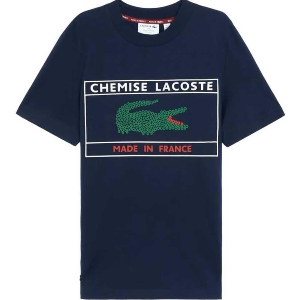 Lacoste Navy Made in France T-Shirt - image 1
