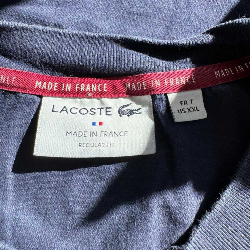 Lacoste Navy Made in France T-Shirt - image 6