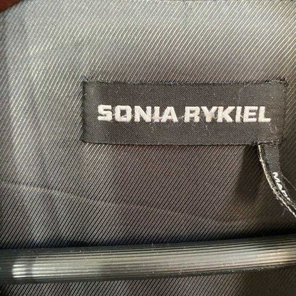 Sonia Rykiel SONIA RYKIEL Black Wool Pea Coat Siz… - image 3