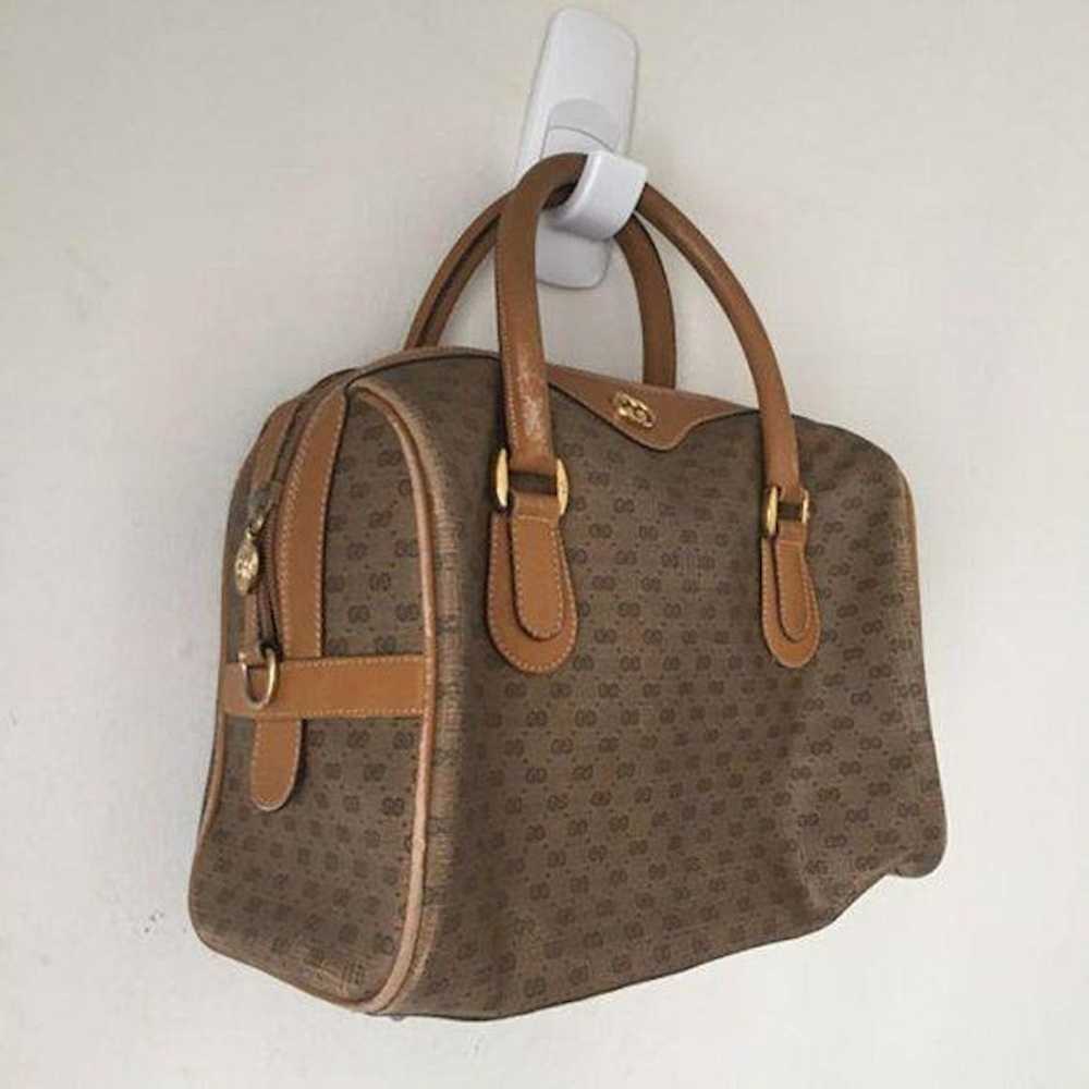 Gucci Gucci Boston Bag Monogrammed Vintage Brown … - image 2