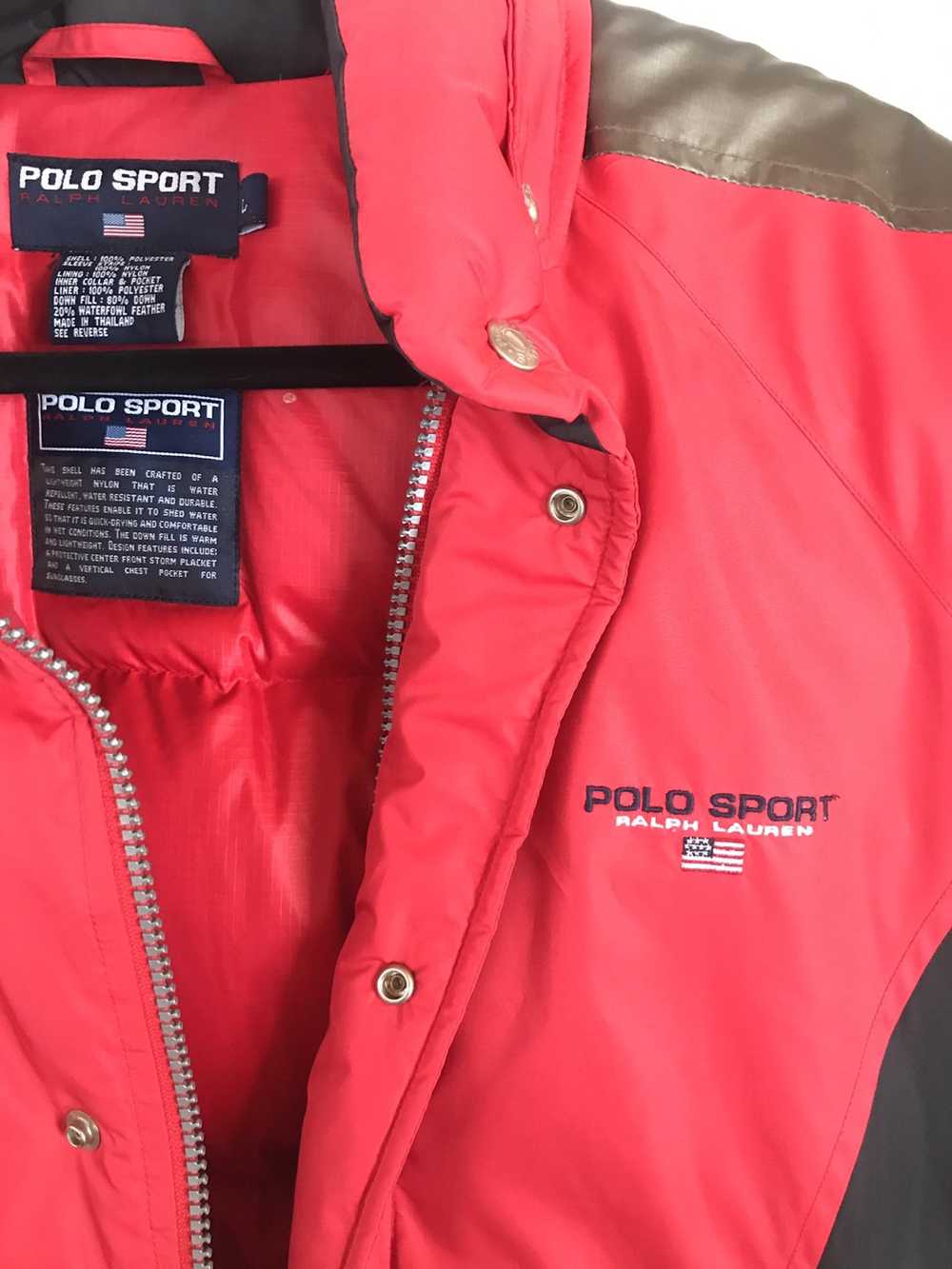 Polo Ralph Lauren USA Polo Sport Down Puffer Jack… - image 7