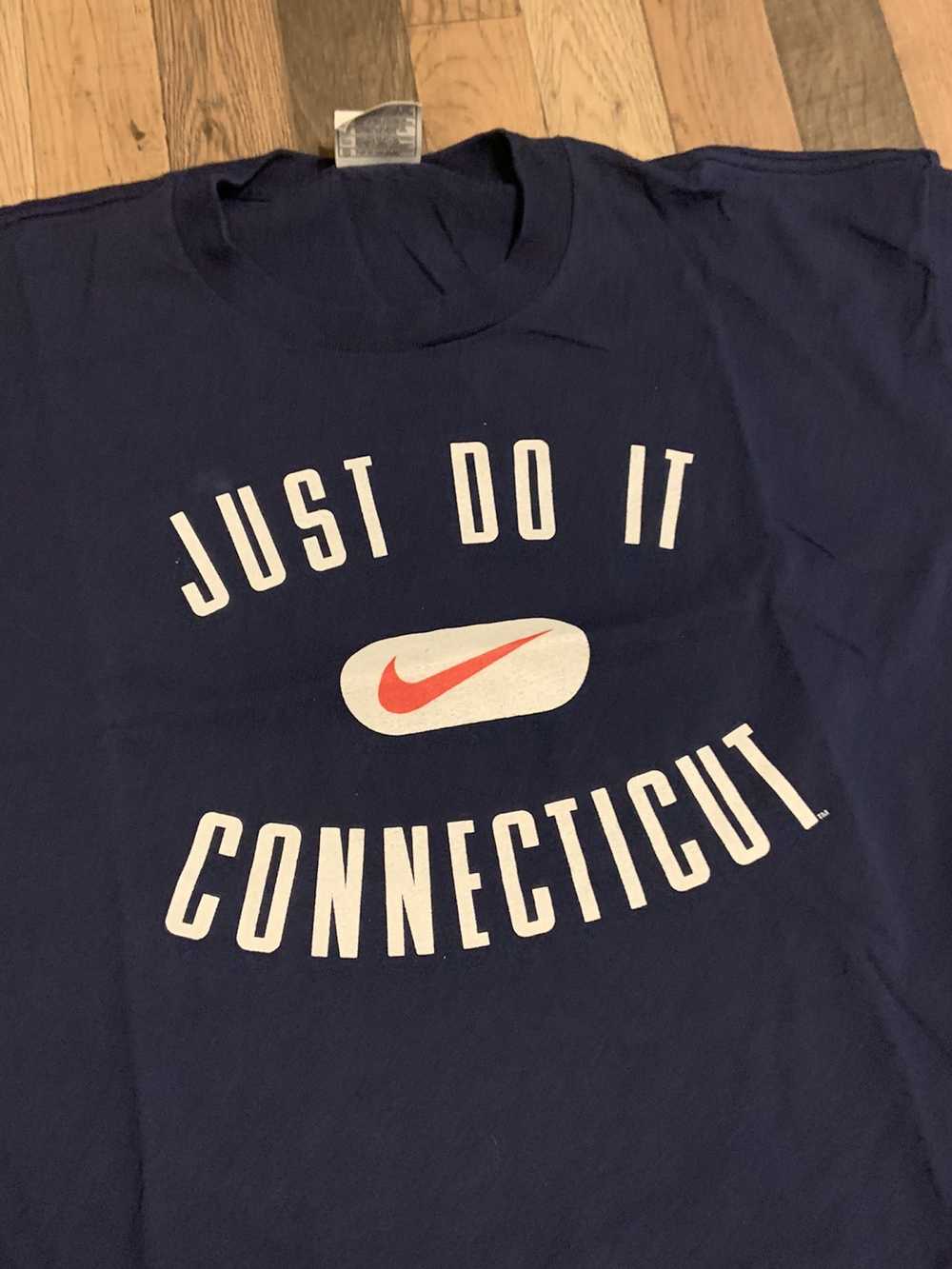 Nike × Vintage Vtg 90s nike just do it shirt L - image 2