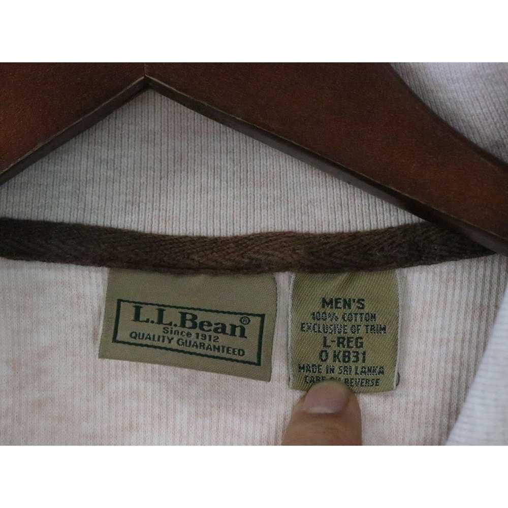 L.L. Bean L.L Bean Mens Large Cotton Pullover Lon… - image 3