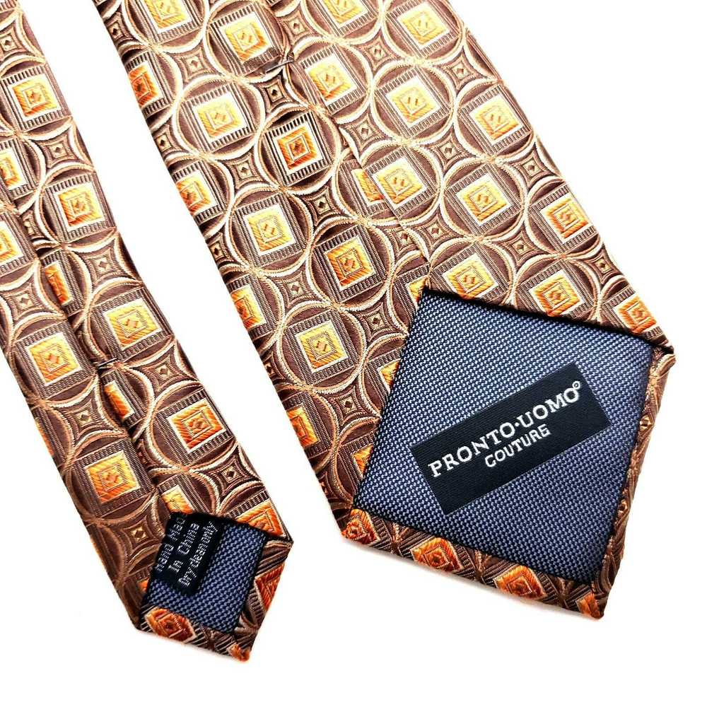 Pronto Uomo Pronto Uomo Couture Geometric Brown W… - image 5