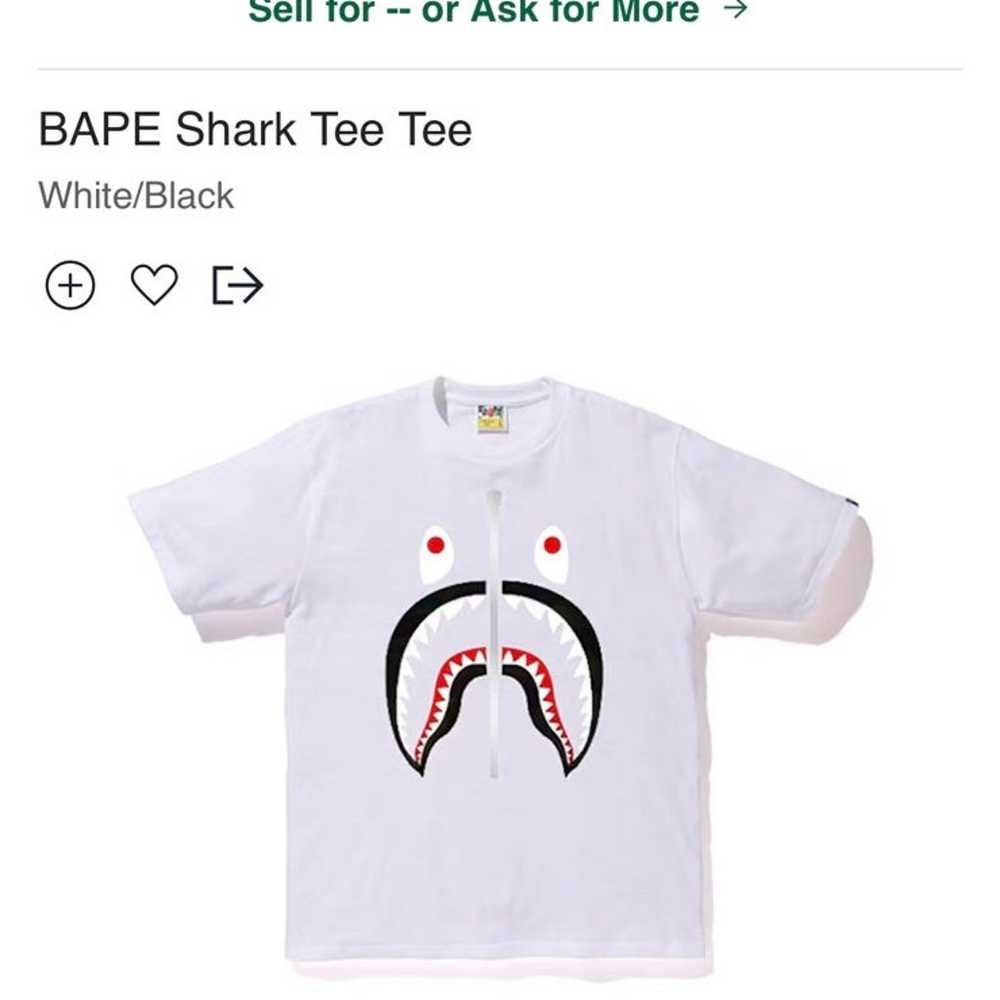 Bape shark tee - image 4