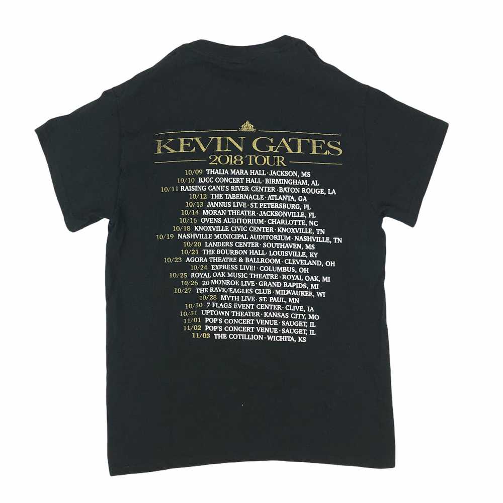 Rap Tees Kevin Gates 2018 Tour Rap Tee Black Shir… - image 2