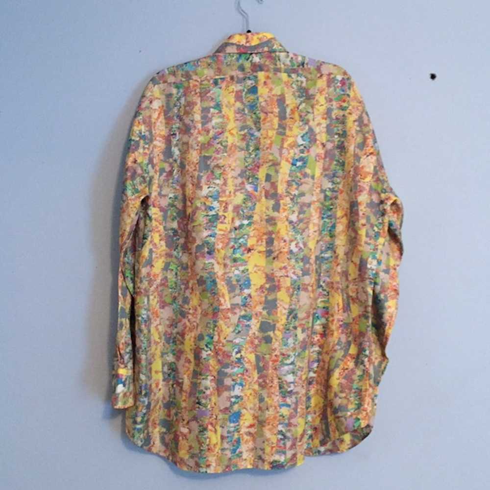Vintage Kisvic Fashions Weird Cool Shirt Multicol… - image 4