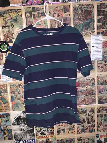 Empyre Empyre Green/Blue Striped Short Sleeve T - image 1