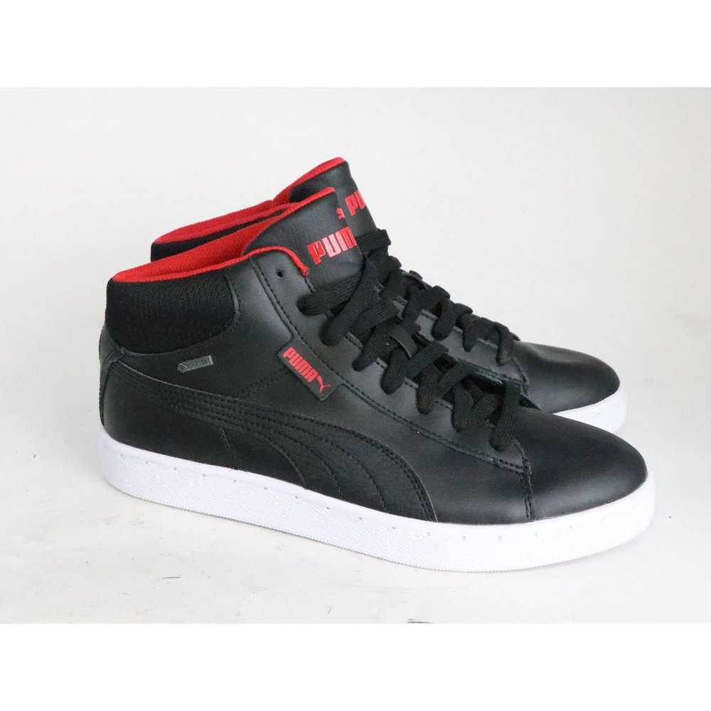 Puma Puma Men’s Black Leather Lace Up Sneaker Sho… - image 1