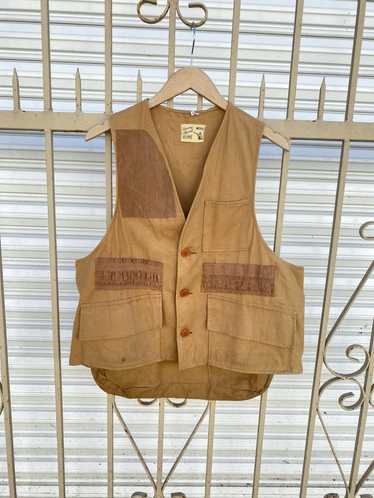 Vintage Vtg Nesco Hunting Brown Vest