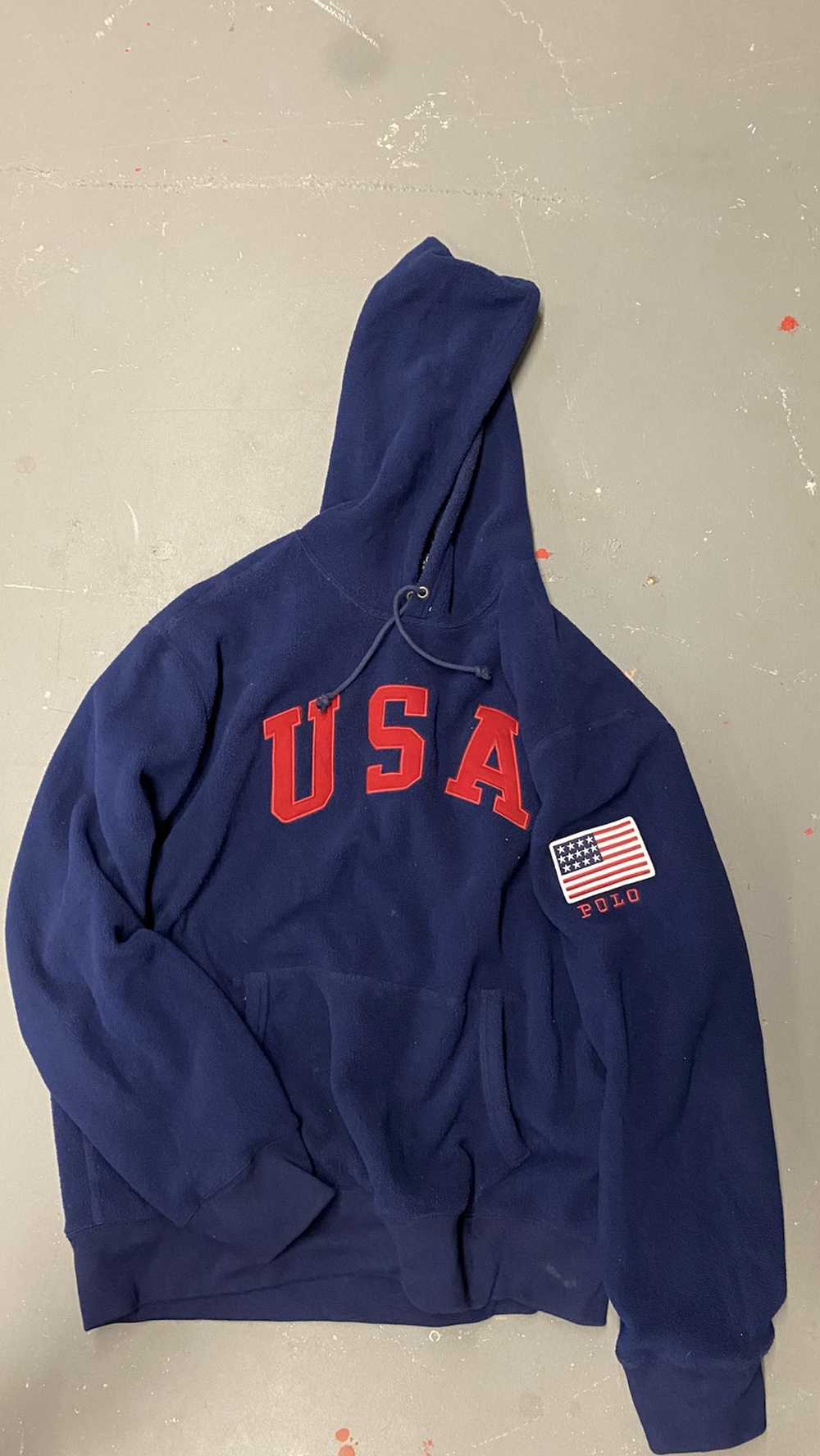 Polo Ralph Lauren Polo USA fleece hoodie - image 1