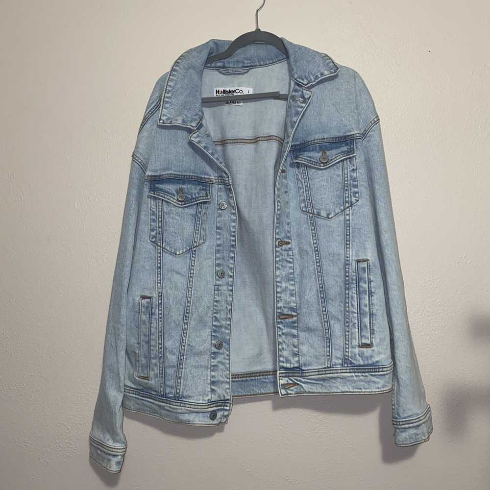 Hollister Hollister Mandarin Collar Denim Jacket - image 1