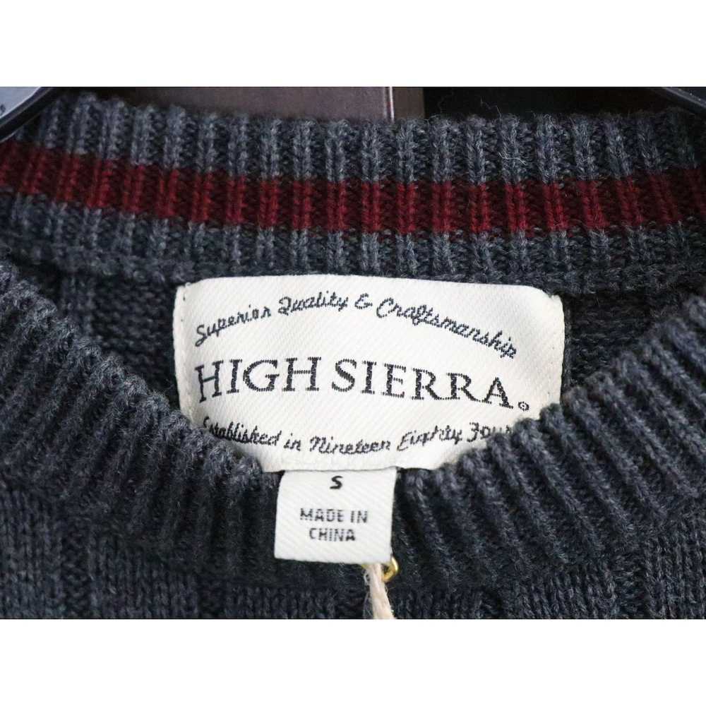 High Sierra New High Sierra Mens Small Gray Pullo… - image 6