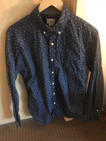 J.Crew 4 J Crew Blue Shirts, Chambray S, flannel b