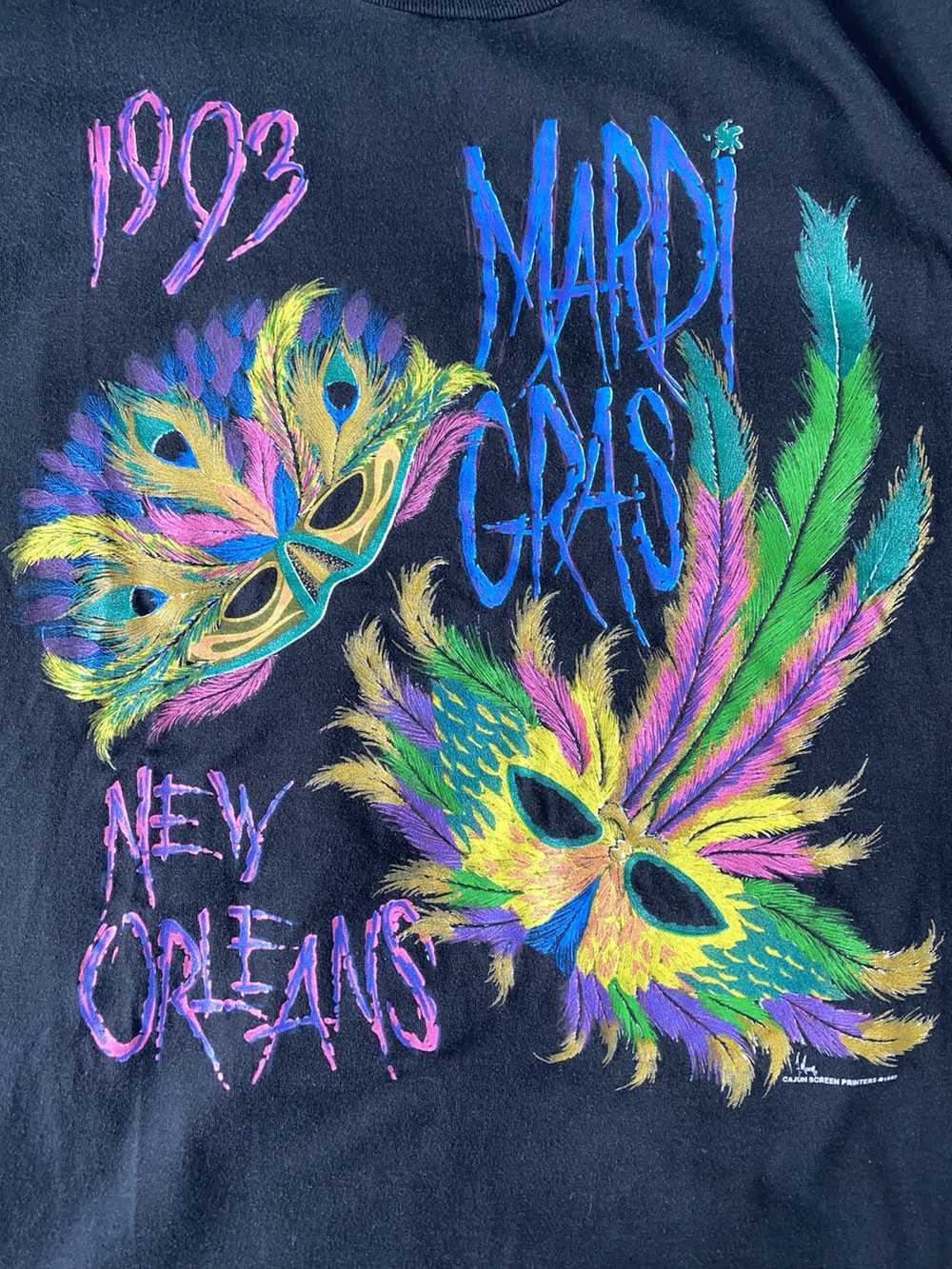 Made In Usa × Vintage Vintage 1993 Mardi Gras Sin… - image 2