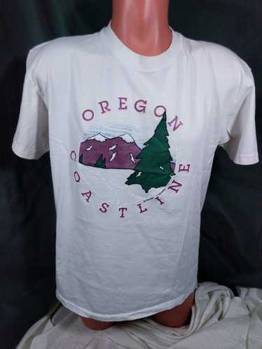 Hanes × Made In Usa × Vintage Vtg 90s Oregon Coas… - image 1